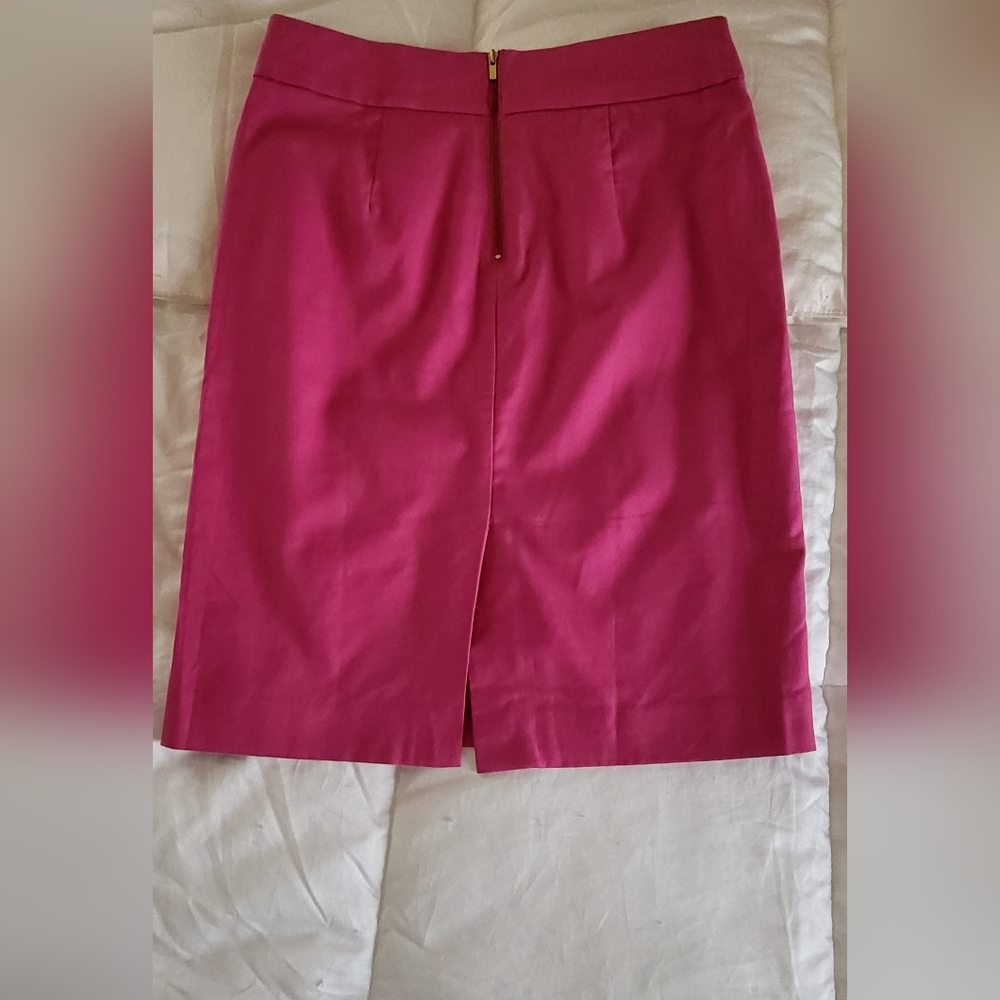 Banana Republic petite pink pencil skirt. Size 4 Nwt - Picture 6 of 10